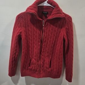 Philosophy Dane Lewis Bright Red 100% Cashmere Sweater(See Description)